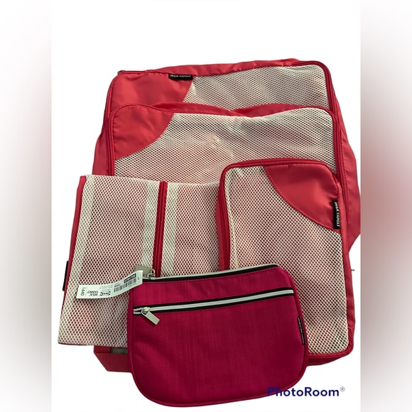 IKEA Bags Ikea Packing Cubes Set Of 5 In Hot Pink Poshmark